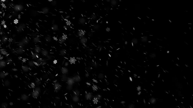 4K雪背景可循环视频下载