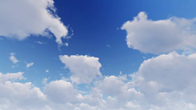 白云和蓝天视频素材