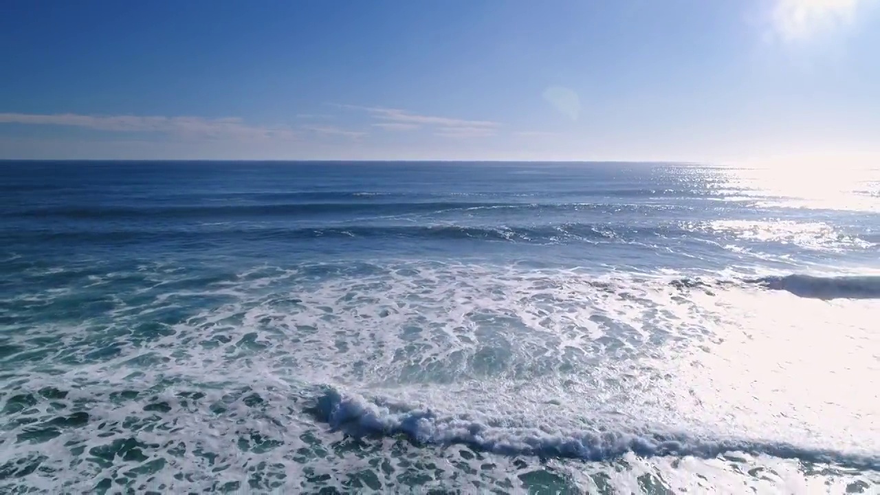 海洋中的波浪视频购买