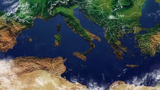 马耳他地图视频素材