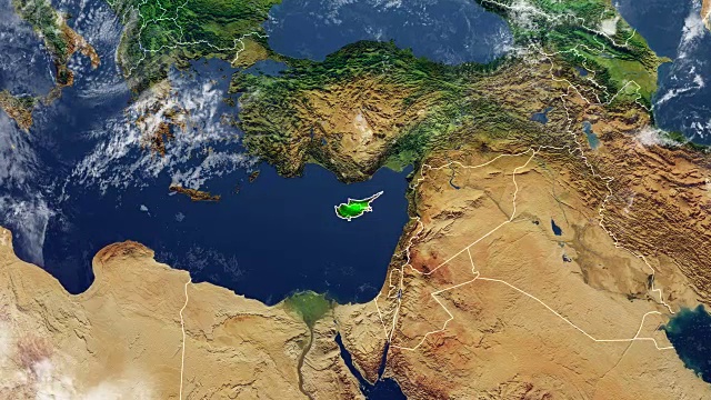 塞浦路斯地图视频下载