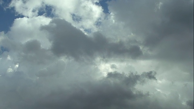 天空中乌云密布视频素材