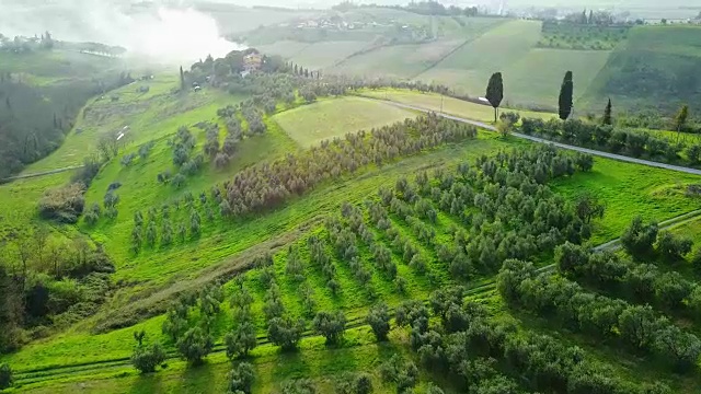 意大利乡村葡萄园视频素材