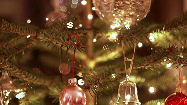 圣诞树的背景视频素材