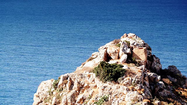 伯罗奔尼撒半岛希腊海岸线，马尼半岛视频素材