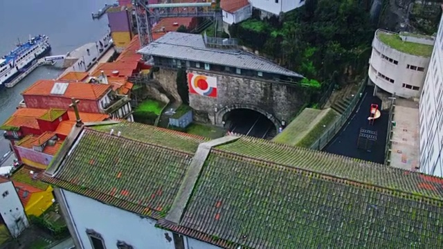 葡萄牙波尔图美丽的风景。里贝拉古城和杜罗河视频素材