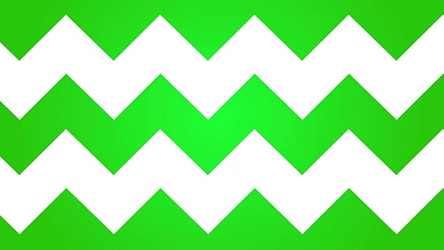 几何波浪线运动背景环绿色和白色视频素材
