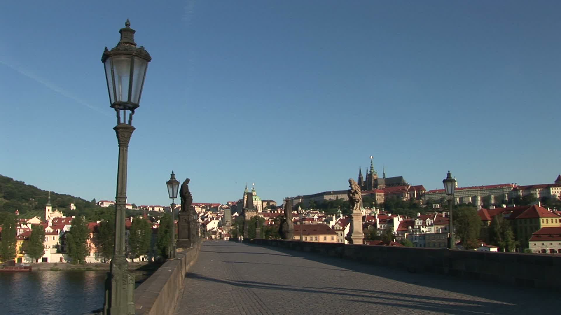 布拉格古城桥，捷克共和国布拉格视频下载