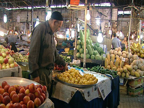 房署商戶安排農產品在伊朗德黑蘭市場展出視頻素材