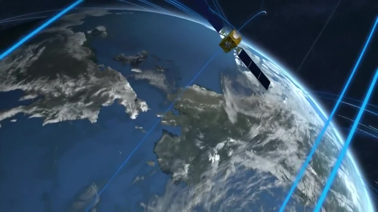 中国航空航天人造卫星神舟天宫火箭发射环球动画模拟（选编）视频下载