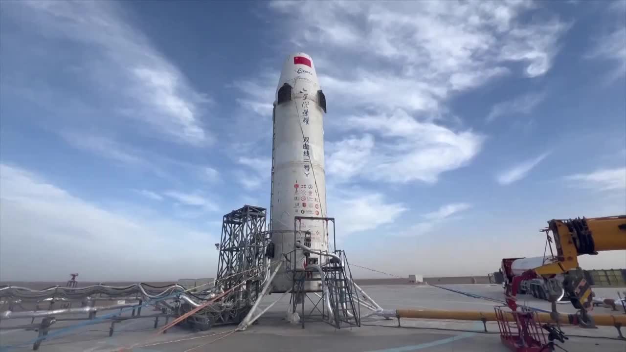 中国可重复使用火箭试验航天器朱雀三号发射回收圆满成功视频购买