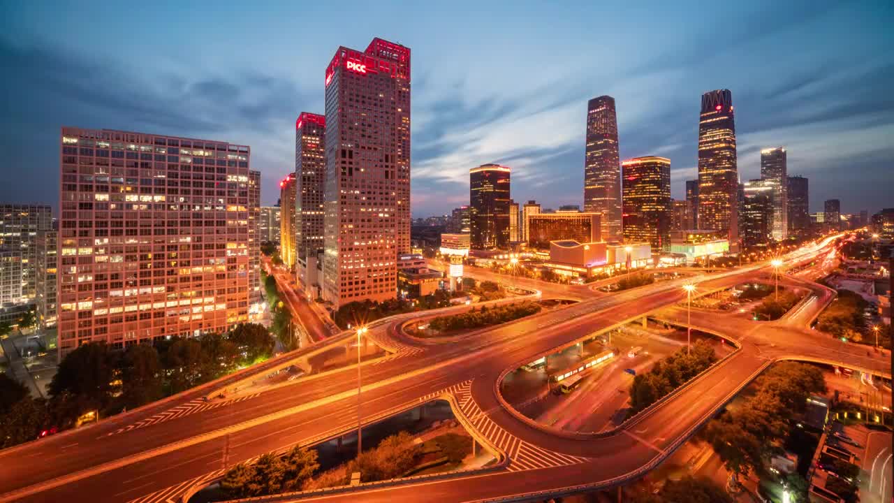 城市风光 北京视频下载