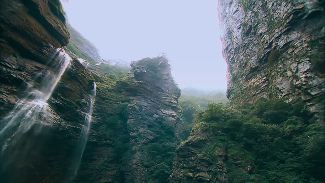 庐山瀑布视频素材