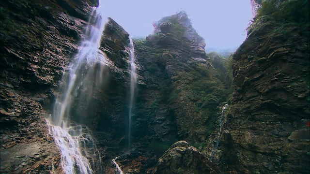 庐山瀑布视频素材