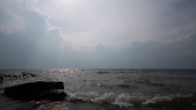 海边浪花视频素材