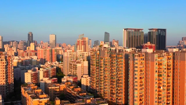 广东省珠海市滨海中心航拍视频素材