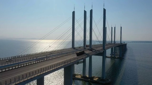 青岛胶州湾跨海大桥视频素材