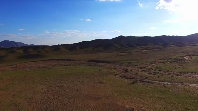 中国内蒙古草原航拍视频素材