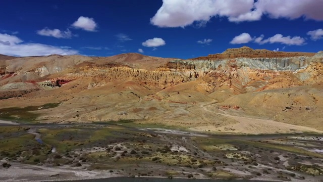吐蕃遗址 苍穹银城 土林地貌 火星地表视频素材