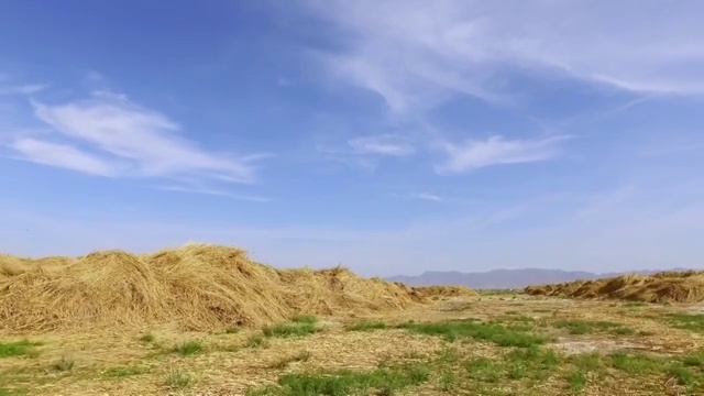 中国内蒙古草原天路航拍视频素材
