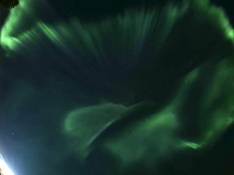 挪威纳尔维克夜空中的极光视频下载