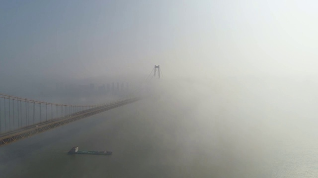 武汉杨泗港大桥航拍视频素材