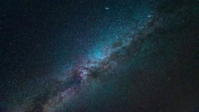 4K银河星空夜空宇宙星系运动延时素材视频购买