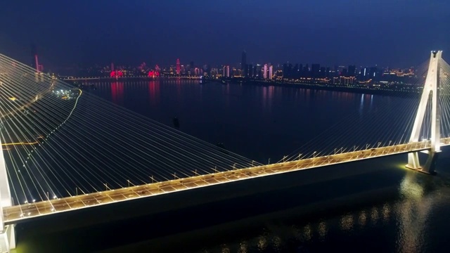武汉二七大桥航拍视频素材