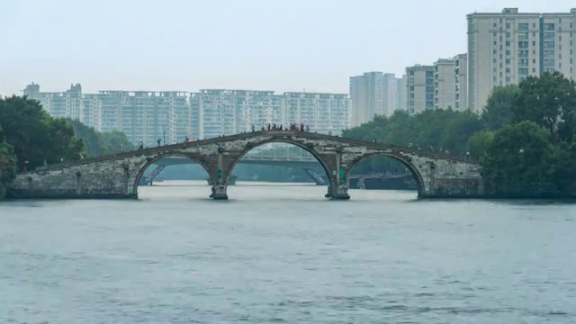 京杭大运河延时摄影视频下载