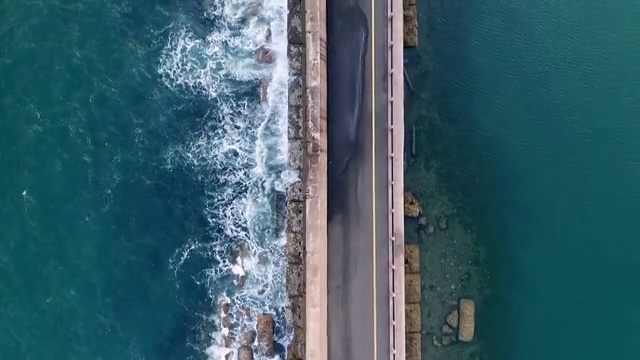 海浪公路视频素材