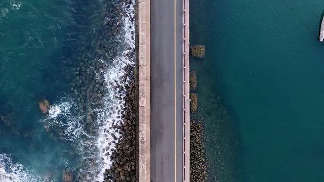 海浪公路视频素材