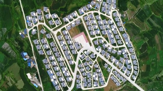 四川省凉山彝族自治州4K分辨率航拍新农村建设视频下载