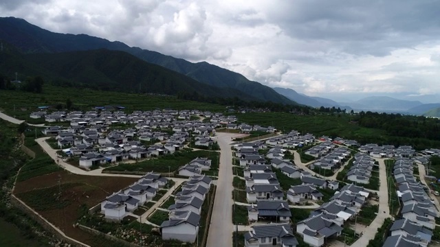 四川省凉山彝族自治州彝族新农村4K航拍视频视频素材