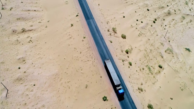 沙漠公路视频素材