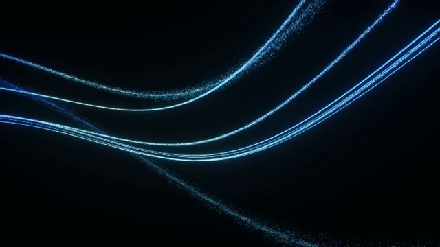 虚拟流动飞舞的粒子视频素材
