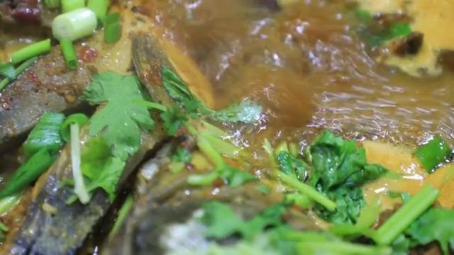 东北美食铁锅炖视频素材