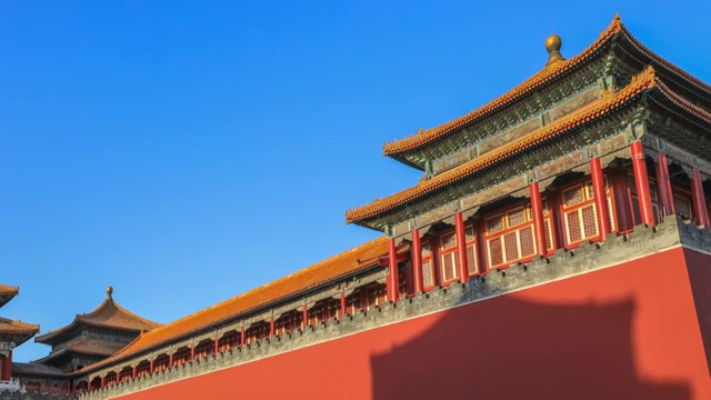 北京故宫午门视频素材