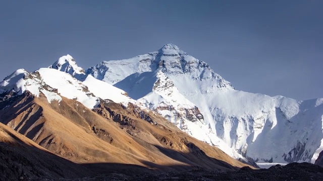 西藏珠穆朗玛峰视频素材
