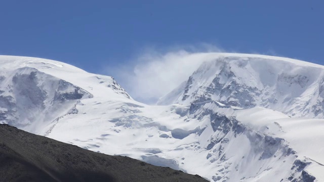 新疆慕士塔格峰视频素材