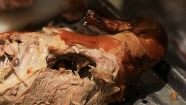 北京烤鸭视频素材