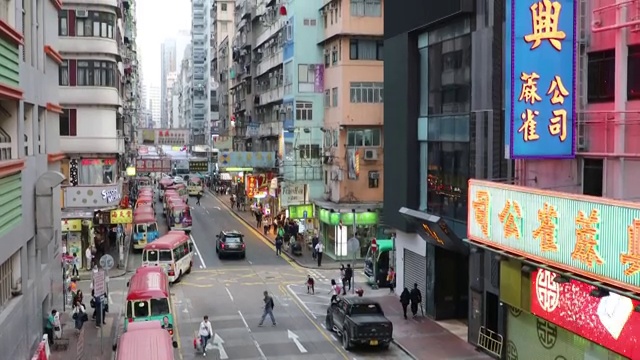 中国香港旺角视频素材