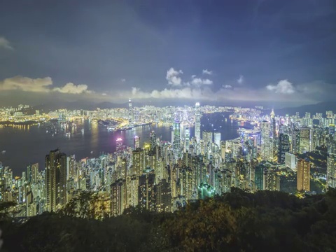 中国香港城市风光视频素材
