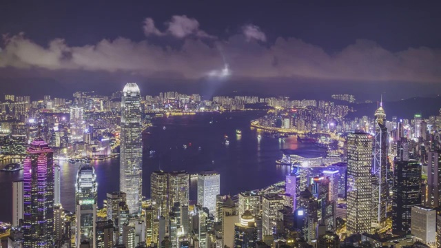 中国香港城市风光视频下载