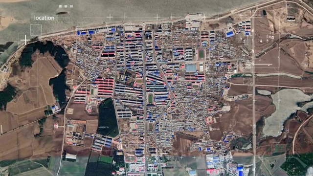 地图 地球俯冲定位 中国 黑龙江逊克县视频下载