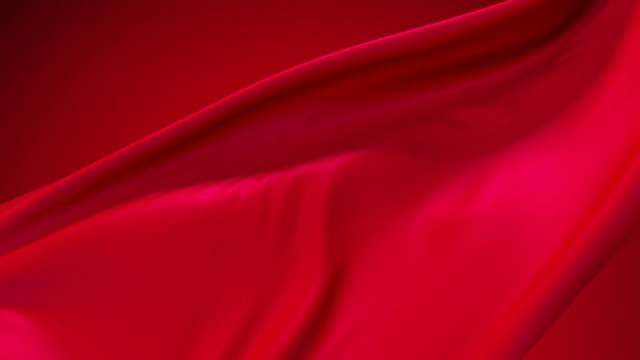 循环流动的红色布料背景 3D渲染视频下载
