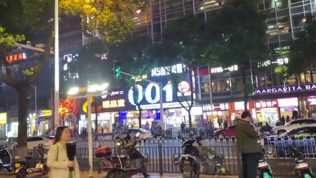 湖南长沙市中心步行街视频素材