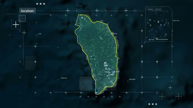 宇宙地球俯冲定位多米尼加视频下载