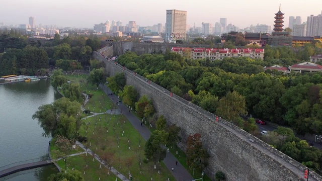 南京明城城墙古建筑视频下载