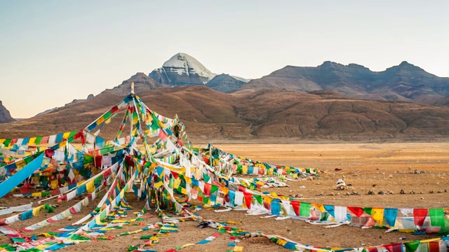 西藏阿里地区冈仁波齐神山视频素材