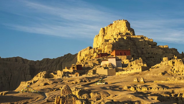 西藏阿里地区扎达县古格王朝遗址视频素材